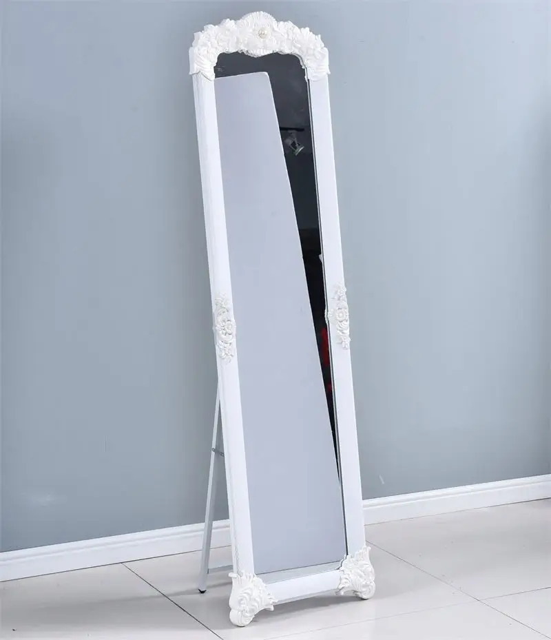 Wholesale Gold Aluminum Frame Decorative Modern Dressing Room Wall Full Length Floor Mirror