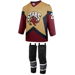 High Quality Ice Hockey Jersey Sublimated Ice Hockey Uniform Clothing Custom Ice Hockey Wear