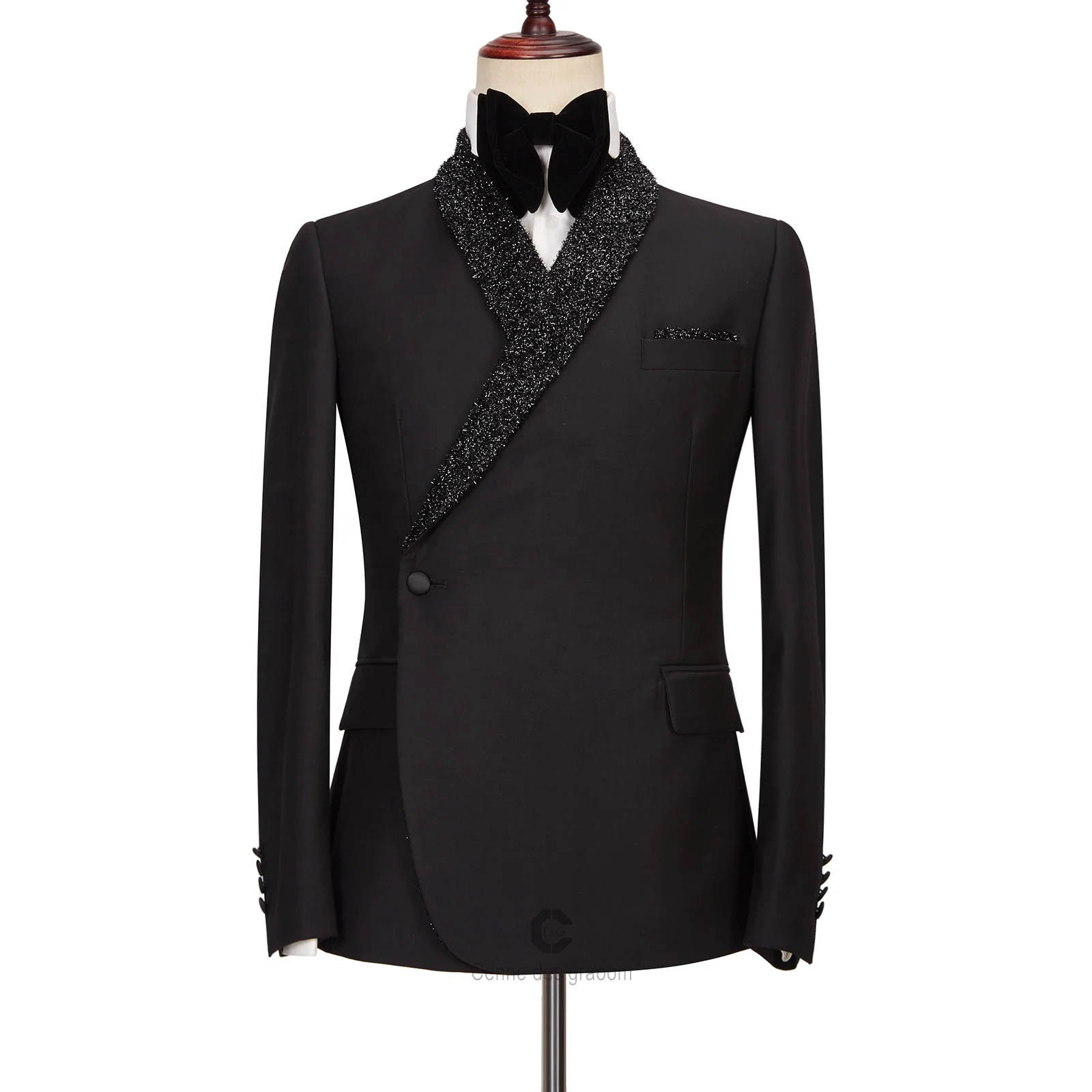 2021 New Design Turkish Mens Suits Black high class tuxedo Direct Manufacturer Customized Men Suits