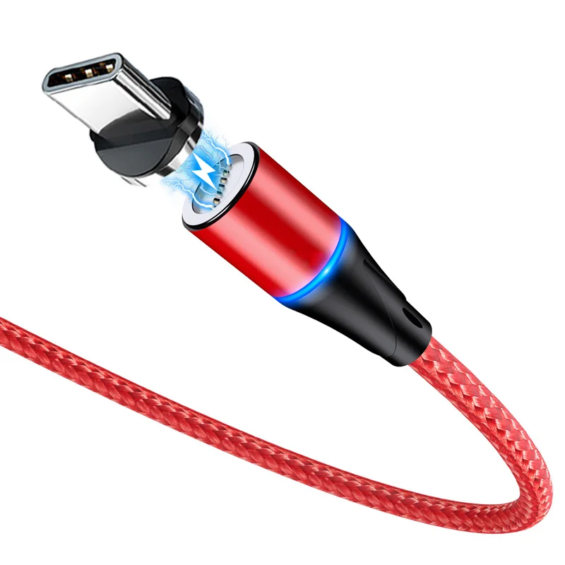 Высокое качество магнитный Плетеный зарядный Магнит Usb 3 в 1 кабель для быстрой зарядки