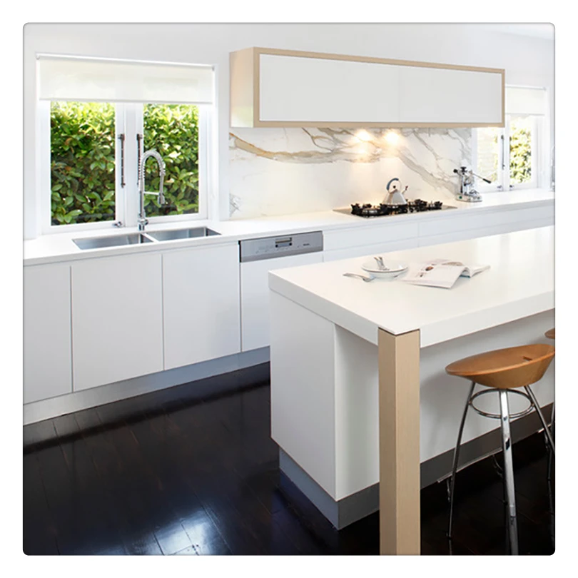 2022 Hangzhou Vermont Modern Design Kitchen Cabinets PVC Foam Board Particle Board Turkey