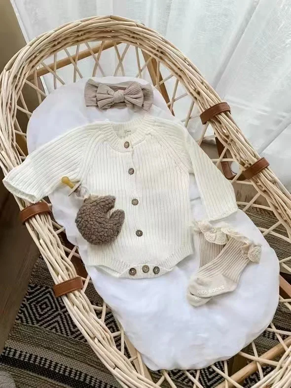 plain white baby rompers