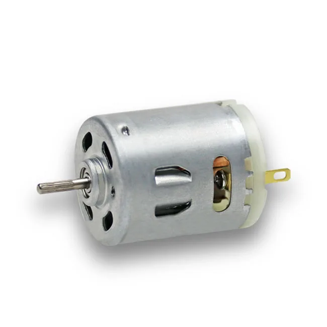 High speed small volume 6500 rpm 12v 17w motor rs-365 dc shaft adapter