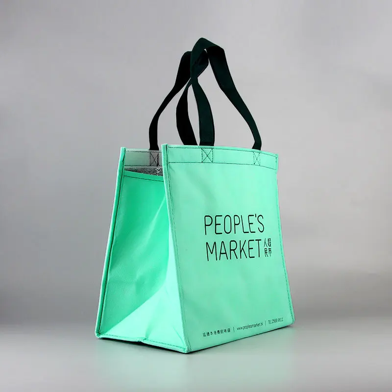 Custom Logo Non Woven Lunch Cooler Bag Backpack Beach Soft Cooler Bag Guangzhou Insulated Cooler Bag