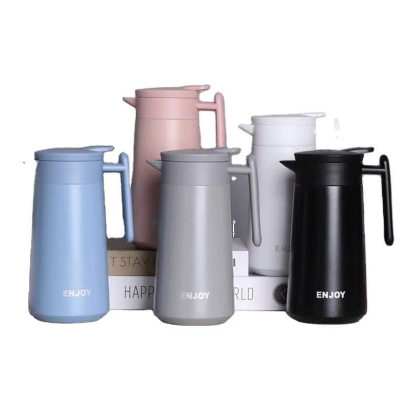2021 New Style Hot sell  Stainless steel 350ml Tea Filter Pot Press Plunger Mini Double Walled,Tea cup with handle
