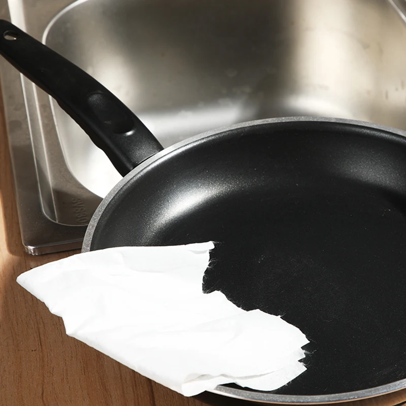 Bilov White Lazy Rags Wet and Dry Dual-use Absorbent Non-stick Oil Disposable Dish Washing Cloth