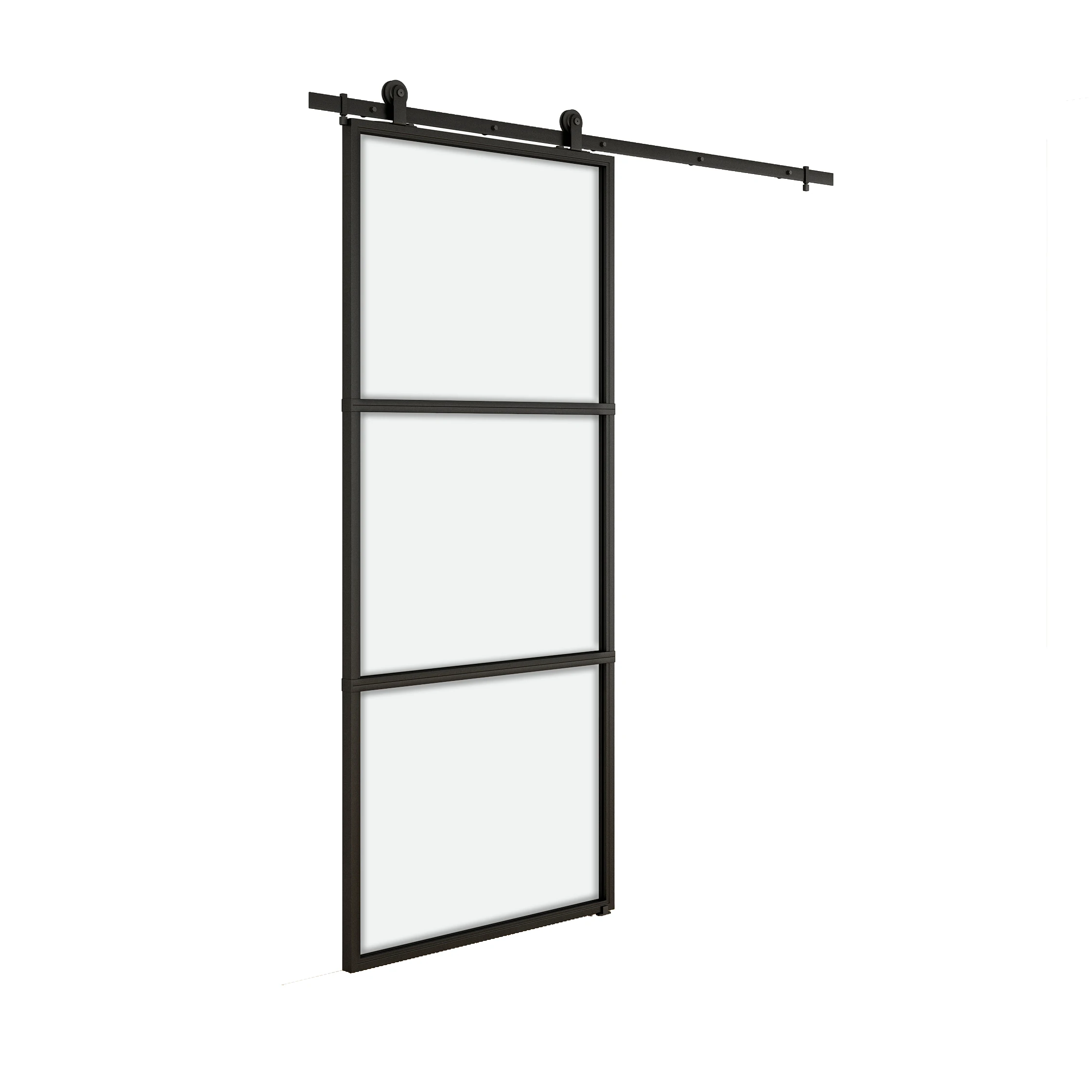 DIY Interior Sliding Glass Door, sliding glass steel frame bathroom door, kitchen door