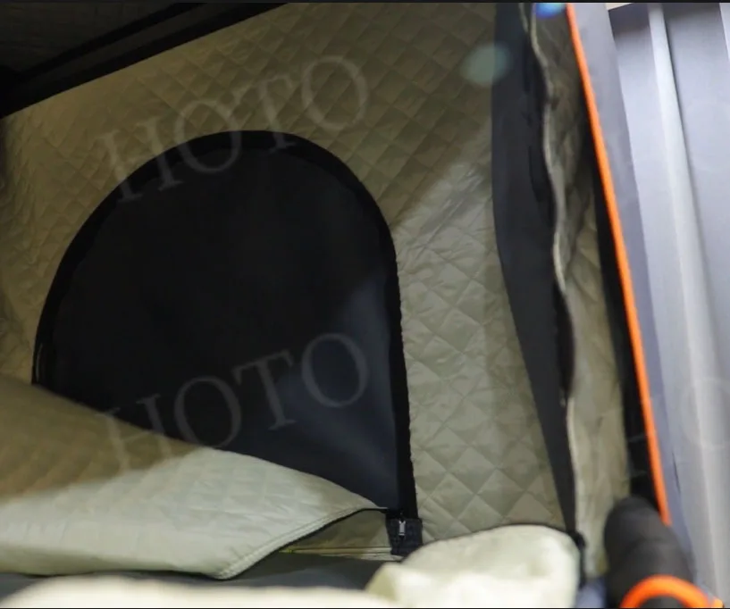 HOTO New Style Factory supply Camping SUV Car Rooftop Tent 4x4 Offroad hard shell roof top tent with insulated pod