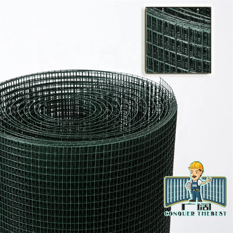 High quality PVC coated welded wire mesh green rete elettrosaldata 6 mm