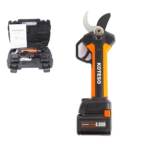 33mm electric pruning shears cordless lithium branch shears China manufacturer