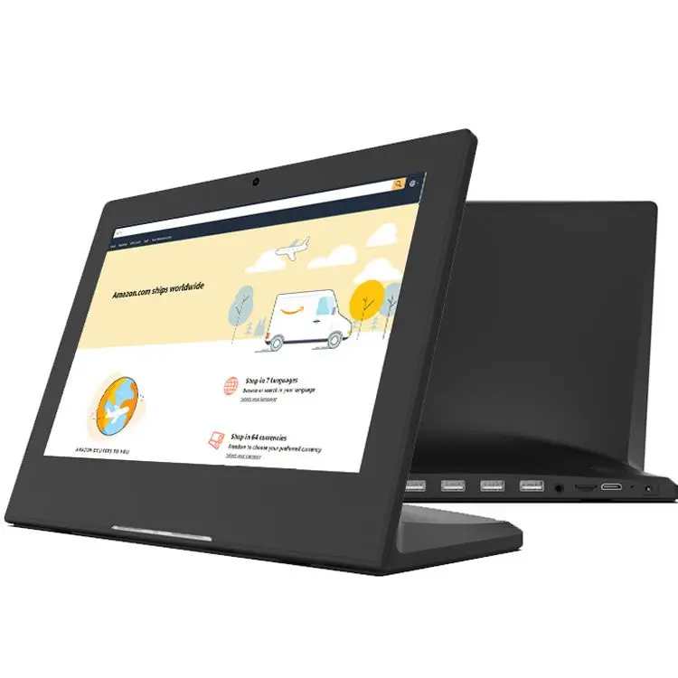 L Shape POS Android 8.1 90 Tablet 8 10 15 Inch lcd display Advertising machine Customer Feedback Device apoe android tablet pc