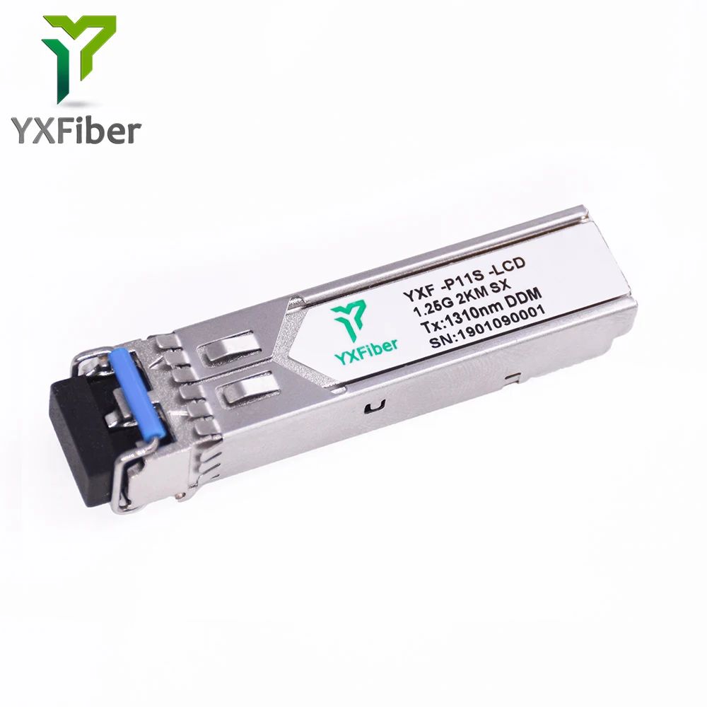 1 25 г 2 км SFP одного волокна LC цена 1310nm 1000 м модуль