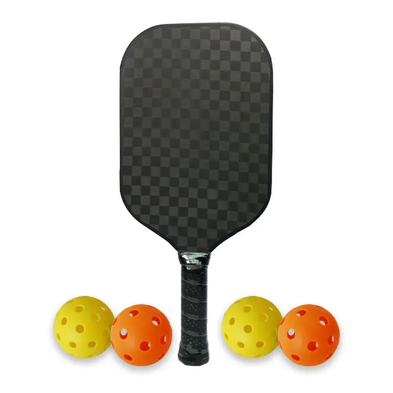 Wholesale Graphite 3k 12k 18k Pickleball Paddles Set Of 2 Graphite Lightweight Pickle Balls Equipment pickleball paddle4 balls
