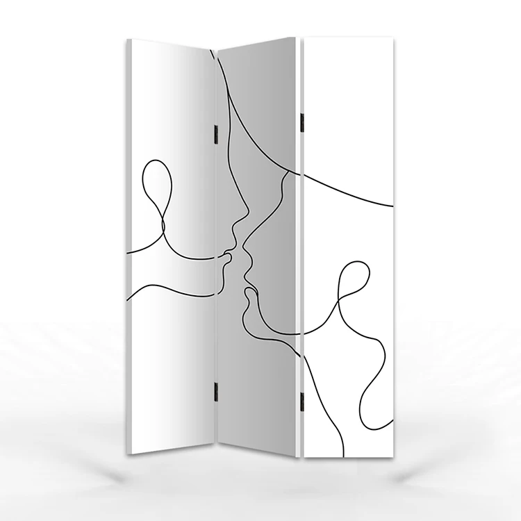 Настенная перегородка для гостиной, складная Мобильная Простая Современная декорация для офиса, спальни, закрывающая дом