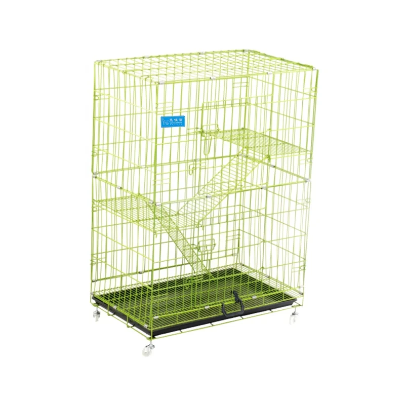 Lorenzo OEM katlanabilir kafes hundekafig M-L60xW142xH105 gaiolas Para Animais двойной стек кошка металлическая клетка для собак