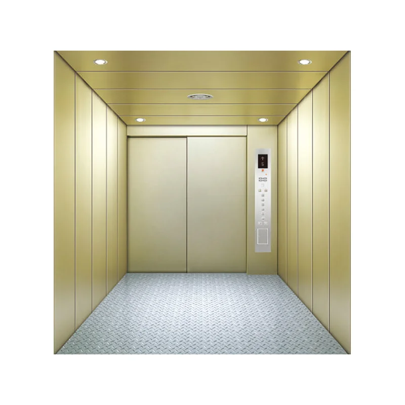 Large Space High Load Traction Drive Freight Elevator Cars Parking Underground Car Lifts for Home Garage