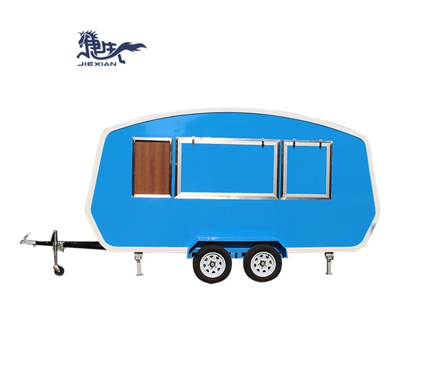 JX-FV435 kiosk Продовольственная Мобильная тележка для еды трейлер для фаст-фуда трейлер для продажи