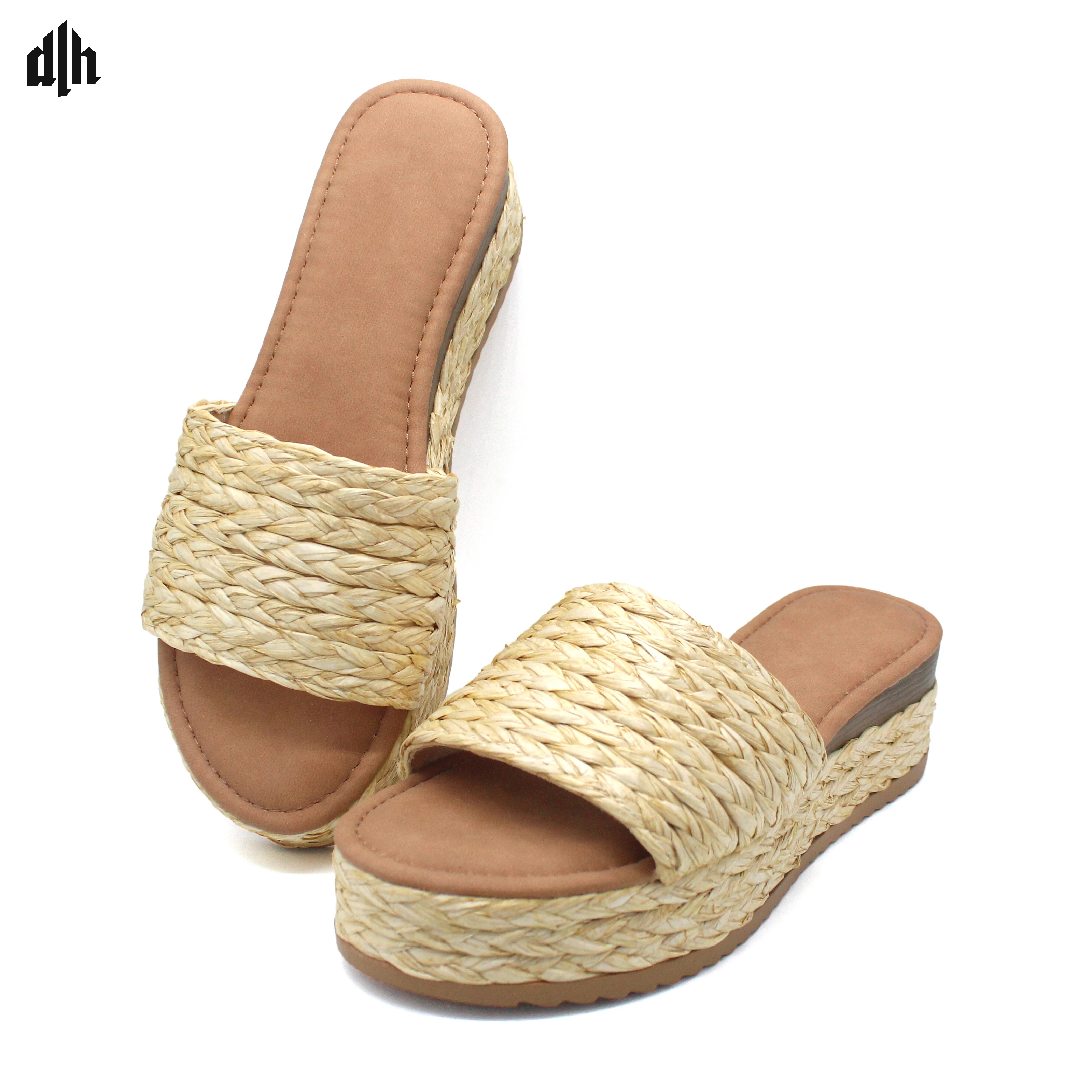 Ladies Platform Shoes 2020 Fashion Slippers For Women Slip On Comfortable Increased Internal 5.5CM