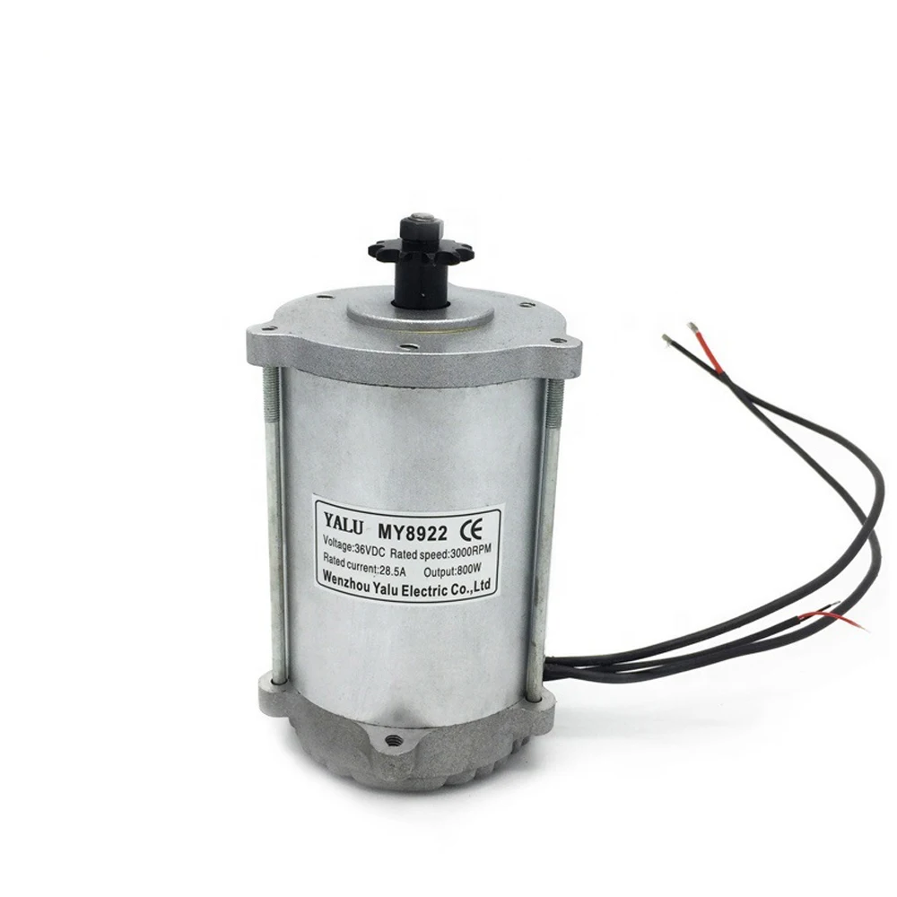 MY8922 800W 48V Electric Skateboard Cruiser Motor Sprocket Drive Engine for Deck Wash Pump Dc Motor