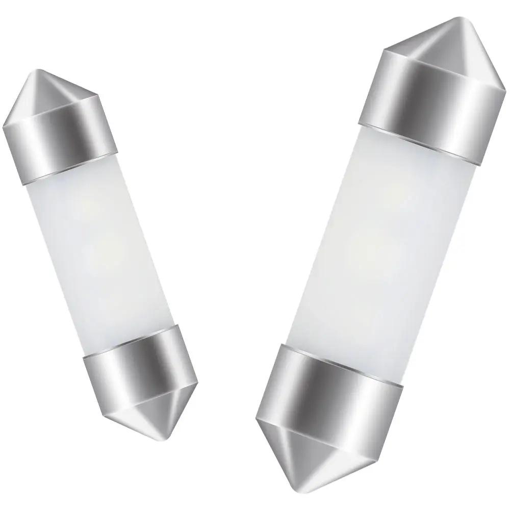 Milk white tube unparalleled capacitance daytime running 36mm smd3014 car turn signal warning lamp smart light bulb wholesale