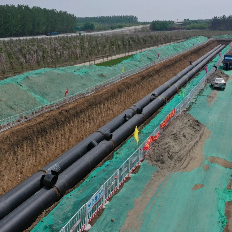 Подземный производитель ASTM API HDPE куртка PU полиуретановая пена теплоизоляционная труба для центрального отопления и охлаждения