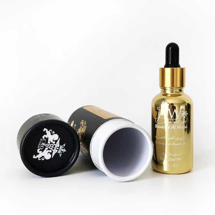  Экологически чистый упаковочный бумажный тюбик индивидуальный Печатный для упаковки бутылок с эфирным маслом