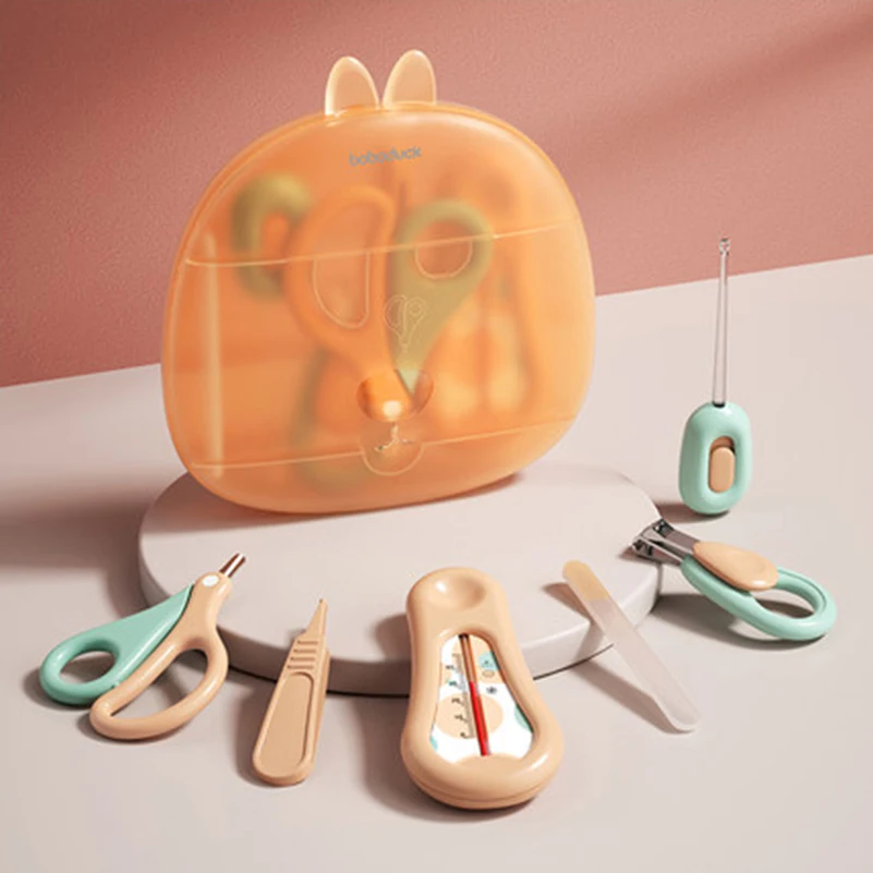 Wholesale Baby Nail Clipper Set Kids Safety Care Nail Cutter 6 Piece Set ABS