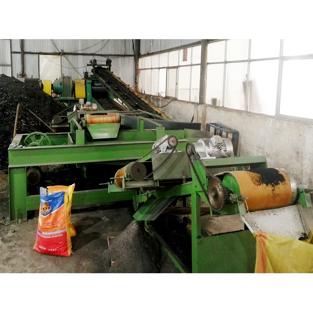 China factory directly supply tire recycle machine line waste rubber tyre crusher