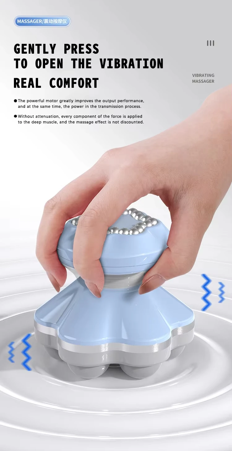 Customized Portable Spa Octopus Head Scalp Massager Handheld Rechargeable Head Kneading Vibrating Massager Machine For Head