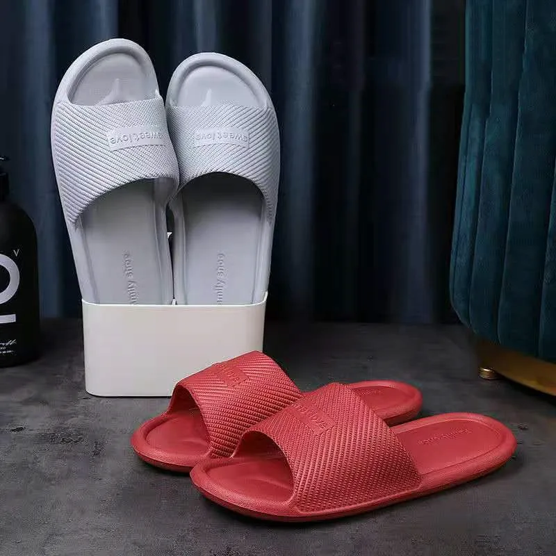 Japanese Women Mens Bathroom Shower Sandals Non-slip Equick Universal House Indoor Eva Open Toe Soft Bottom Couple Slippers