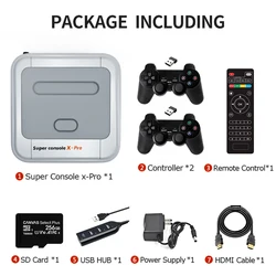 4K HD Output Super Console X Pro Video Game Console For PSP PS1 N64 Build-in 80+ Emulators 50000 Games