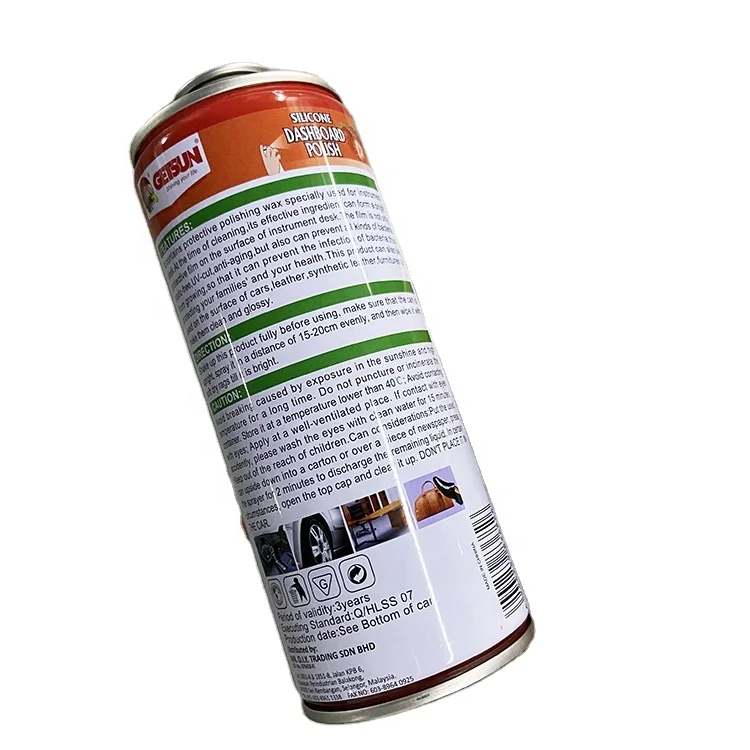 2021 Empty Air Freshener can Aerosol Cone Dome  Metal can Tinplate spray can