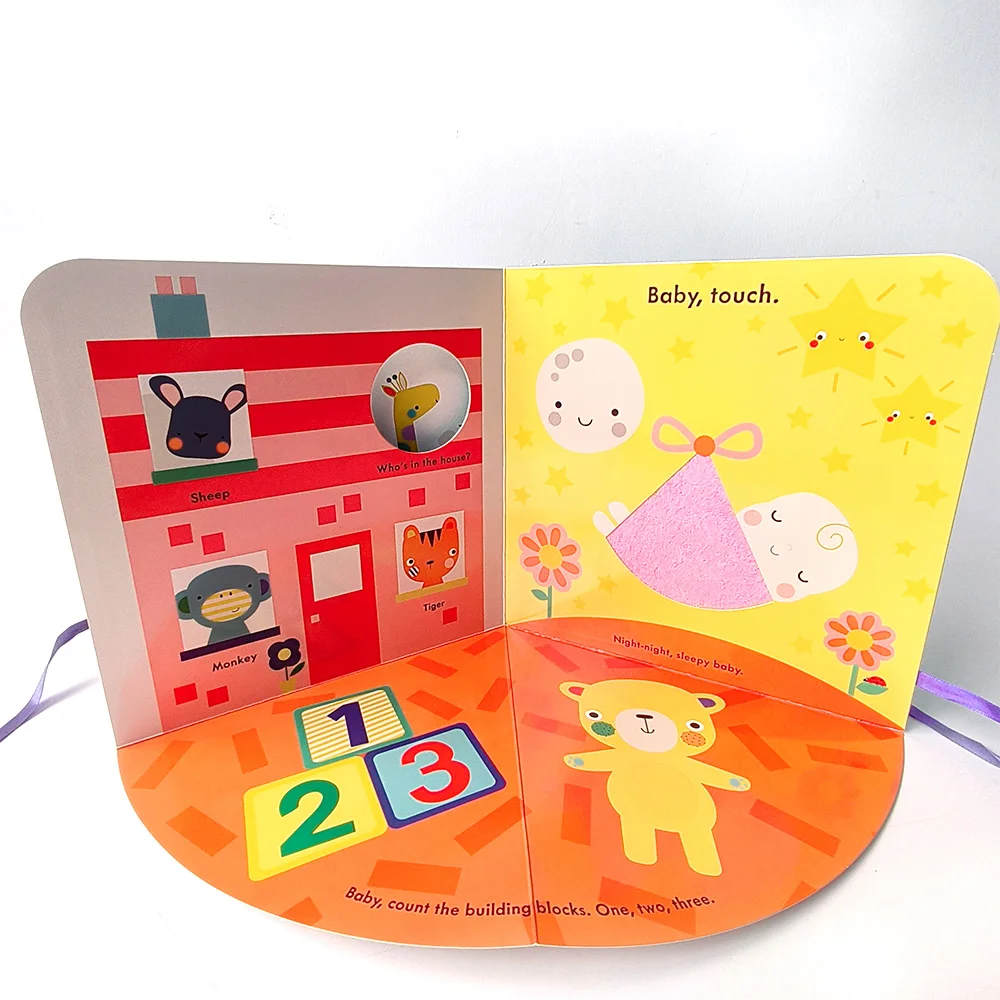 Children books custom printing Children Enlightenment baby touch kindergarten Education books