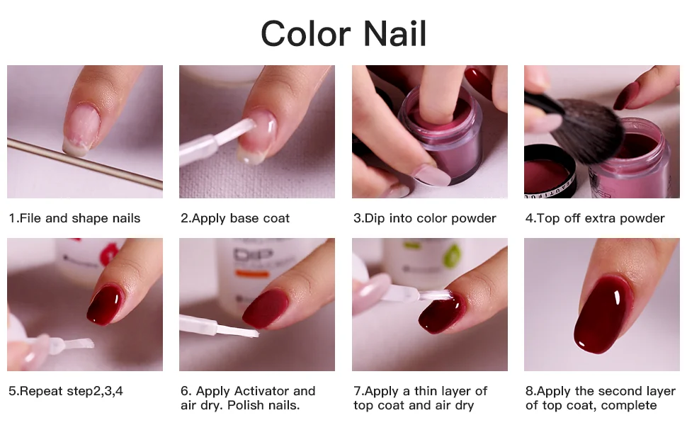 Nail dipping powder kit dip powder set