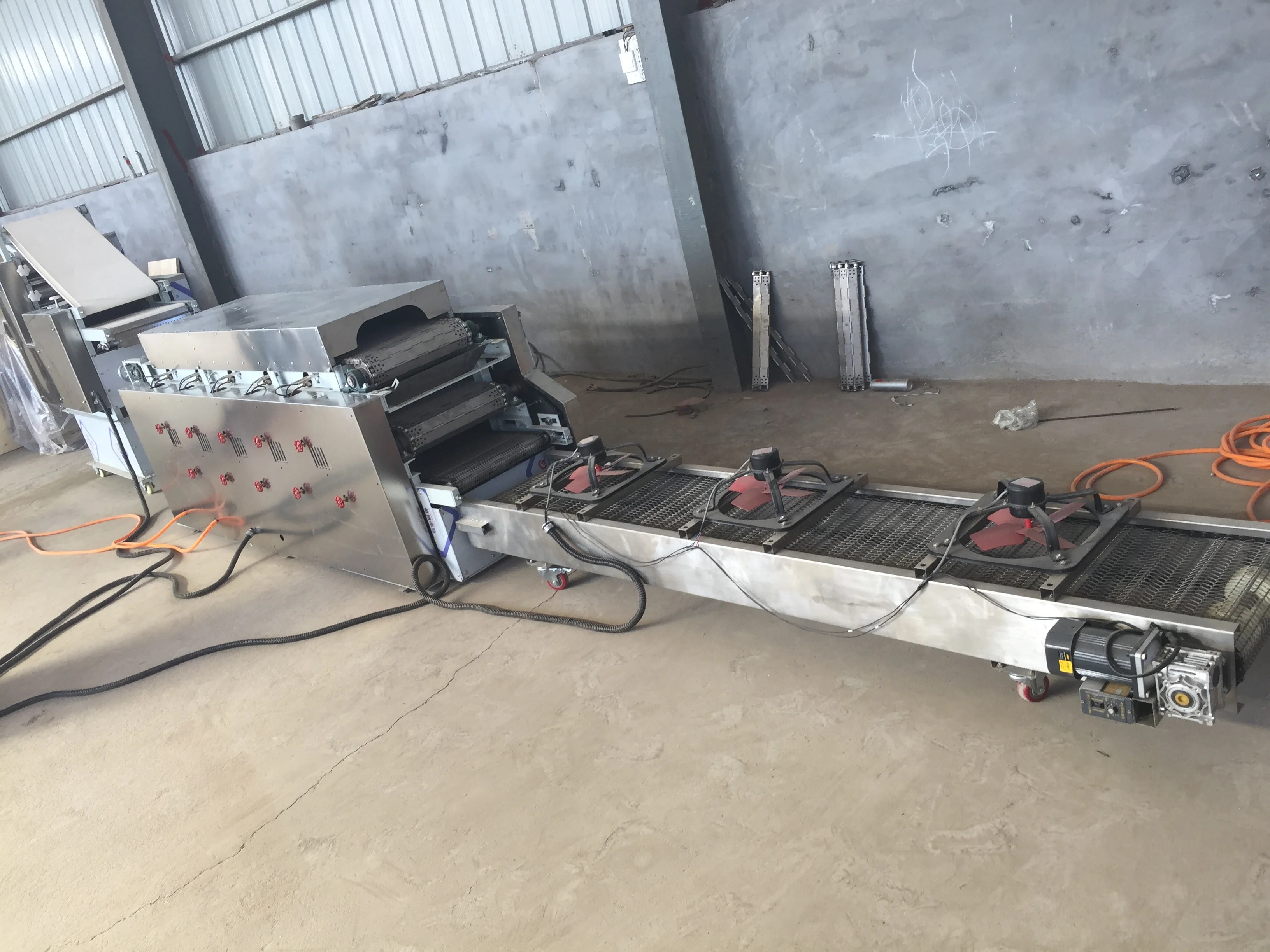 
automatic arabic pita bread production line 