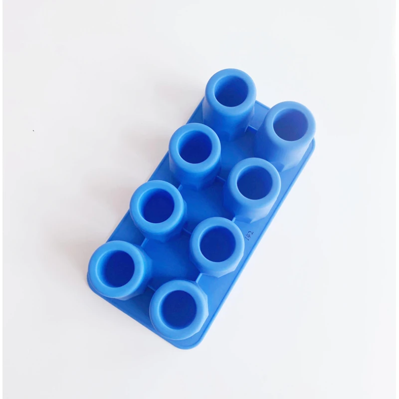 BPA бесплатная силиконовая форма для льда «Выстрел Стекло Форма для льда пищевой 4 полости выстрел стекла поднос кубика льда для виски и коктейлей