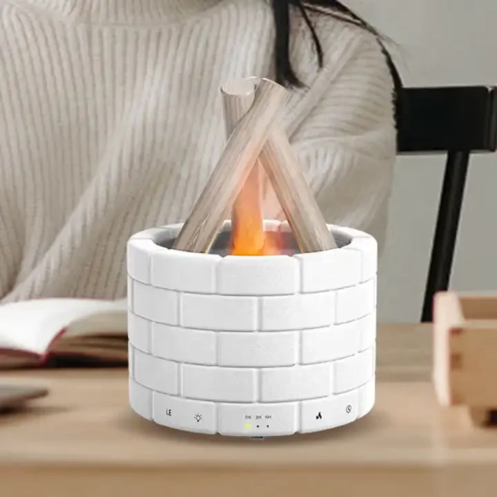 Wholesale H10 Bonfire Aromatherapy Diffuser 280ML Flame Air Humidifier Popular Essential Oil Diffusers