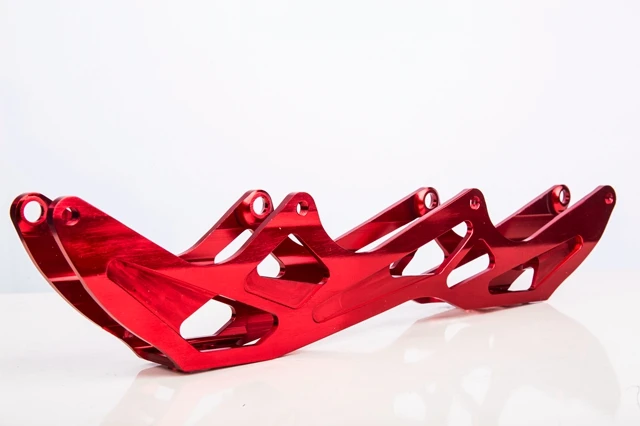 Customized CNC Machining Aluminum Anodizing Lasering logo 5 Holes Inline Skates Frame