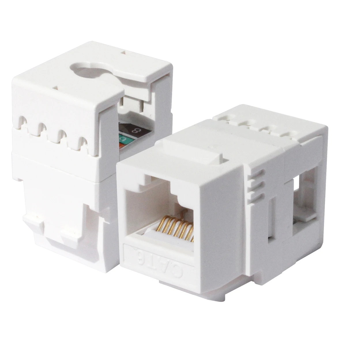 Cat6 cat5e cat6a 180 градусов keystone jack без затвора UTP