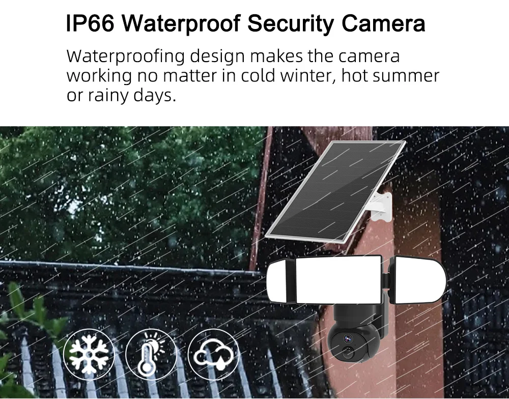 S80 3MP Full HD WiFi 4G Solar Panel Large Battery Powered Outdoor Wireless UBOX Floodlight Home 12x zoom security Camera