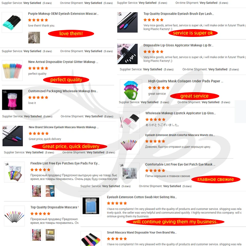 
Set Spoolie Rose Gold Powder Bling Make Up Handle Diamond Glitter Plastic Makeup Brush 