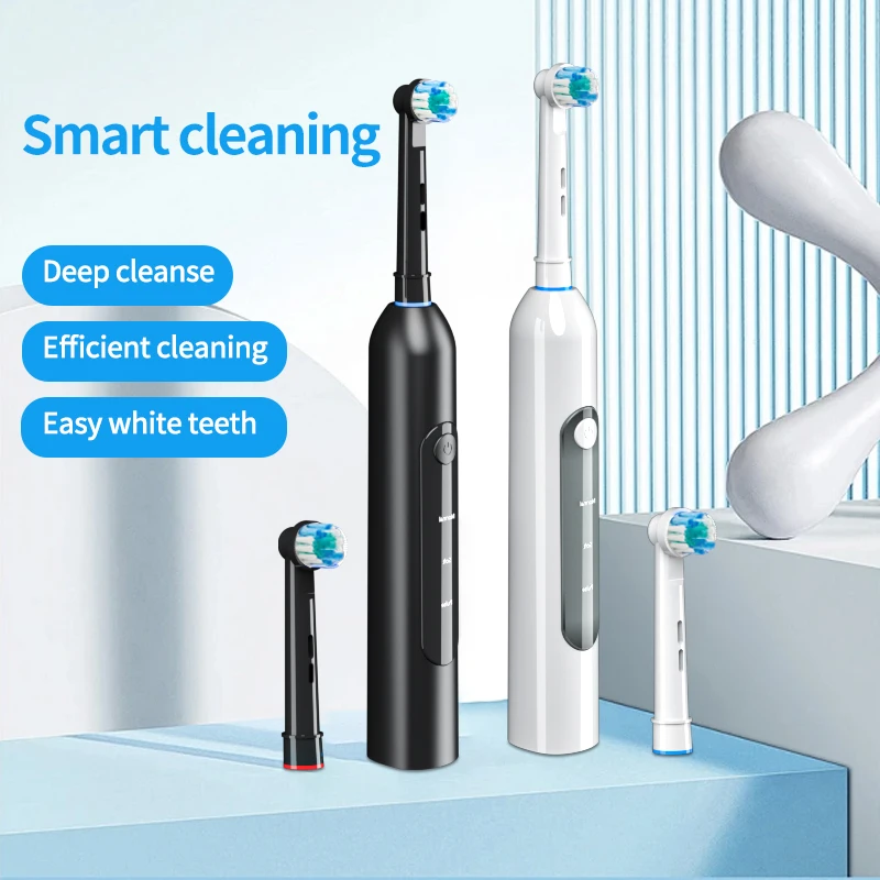 Wholesale Custom Logo Home Dental Teeth Whitening Rechargeable B Oral Smart Electric Toothbrush with 2 Brush Head