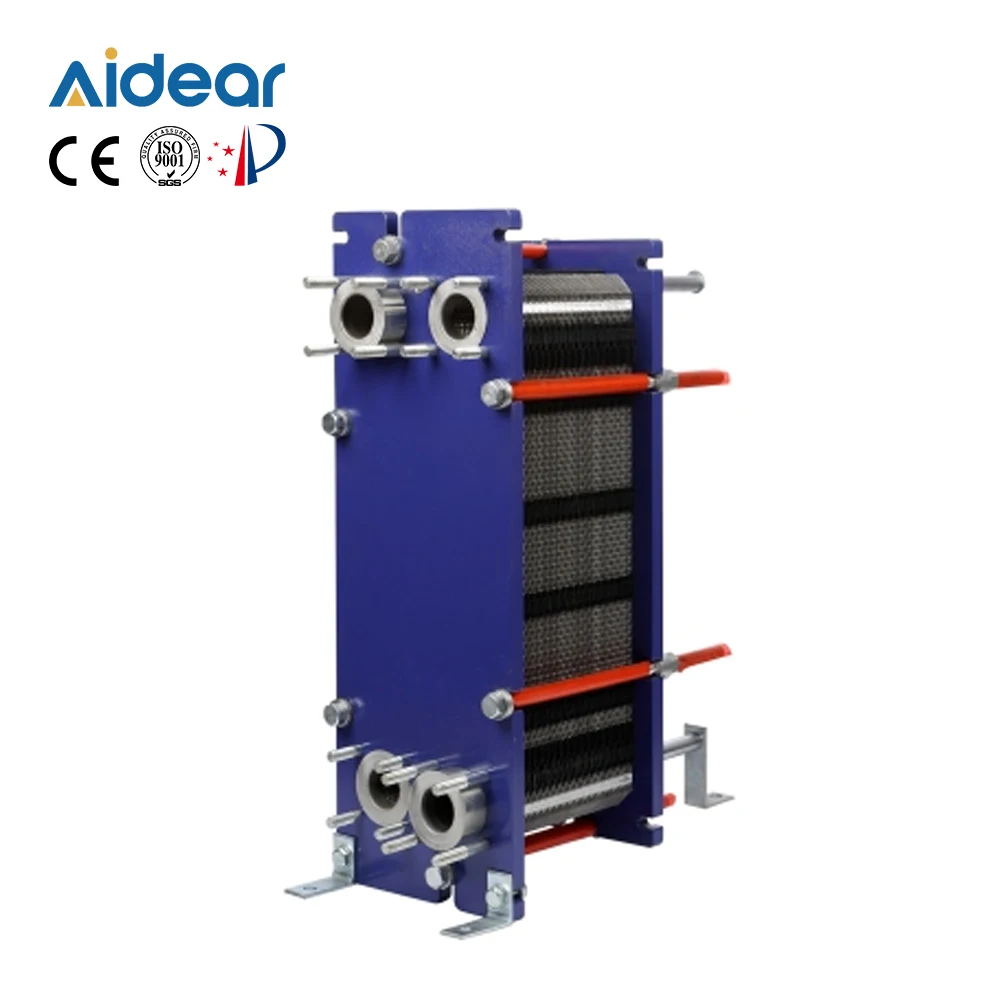 Aidear 304 Stainless Steel Homebrew Cooling Machine B3 022 Beer Wort Chiller 40 gasket Plates Heat Exchanger for Beer Brew
