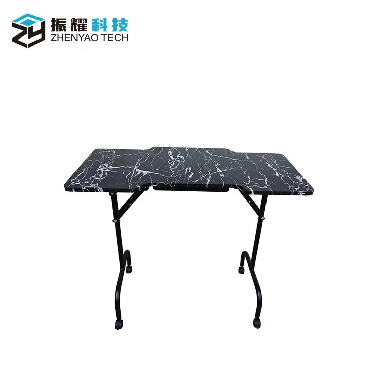 2021 Hot sale folding nail table cheap manicure table nail station