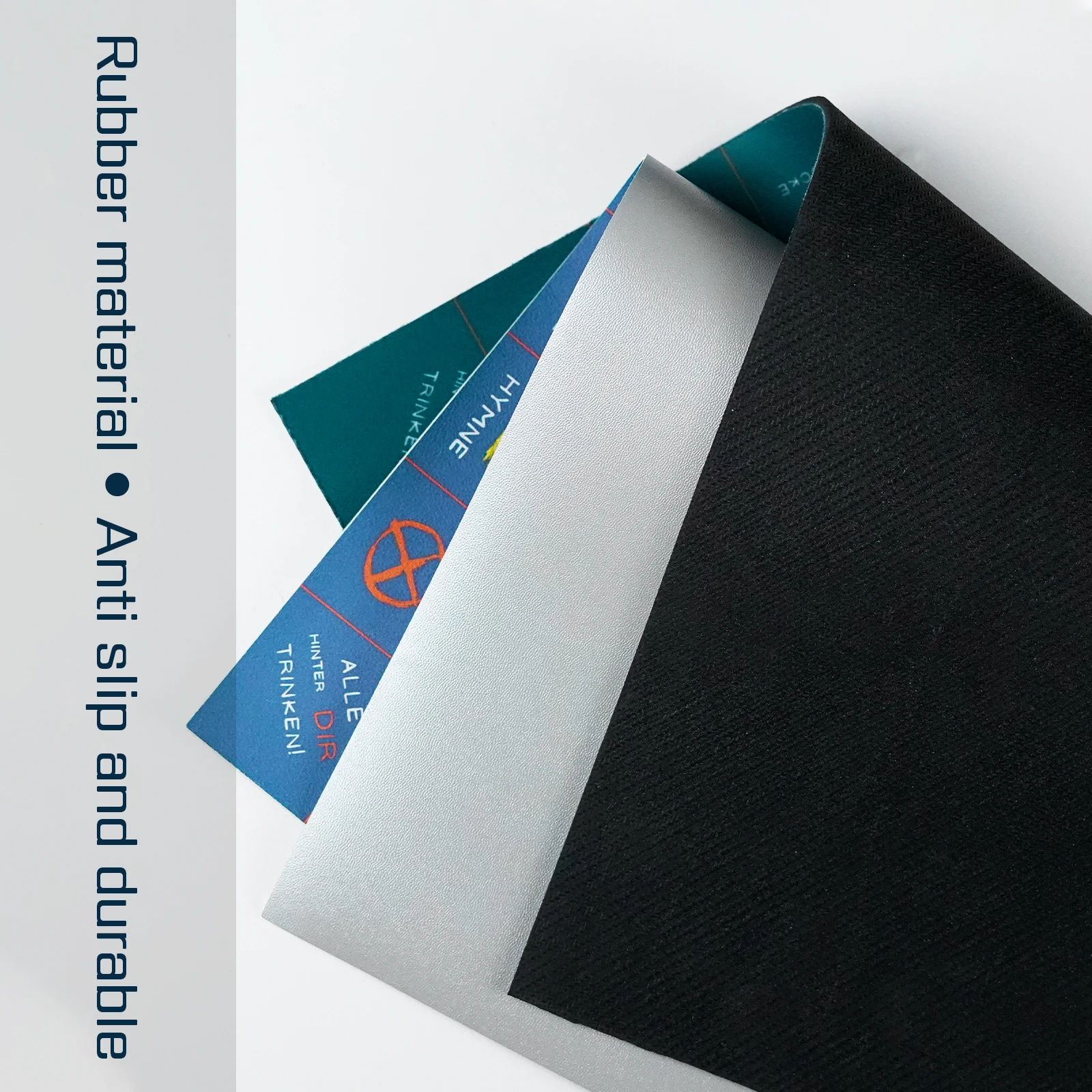 Double-Sided Green Felt Table Mat Casino Gaming Desk Mat for Poker Blackjack and Roulette Games