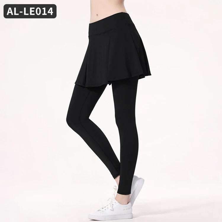 Stock Yoga Pants Skirt High Waist Ladies Gym Fitness Sports Tights Butt Leggings for Women Sexy Yoga Leggings