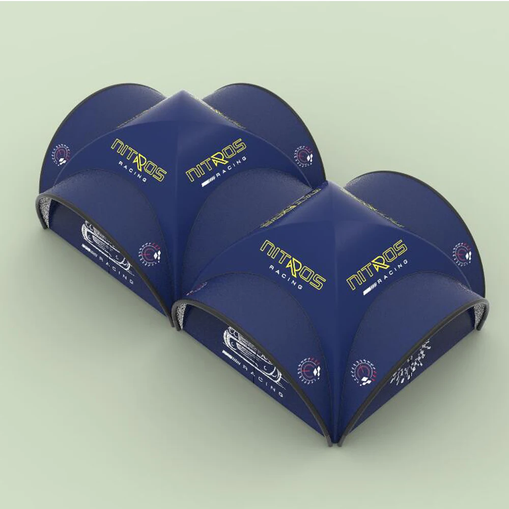 portable 3m, 4m, 5m, 6m car shade umbrella tent custom branding inflate canopy easy set up advertising pop up tents for event