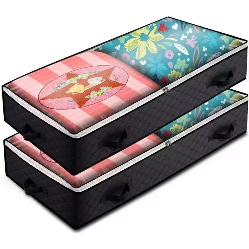 Most Popular Wholesale Household Clothing Packaging Container Organizer Quilt Blanket Foldable Underbed Storage Bag