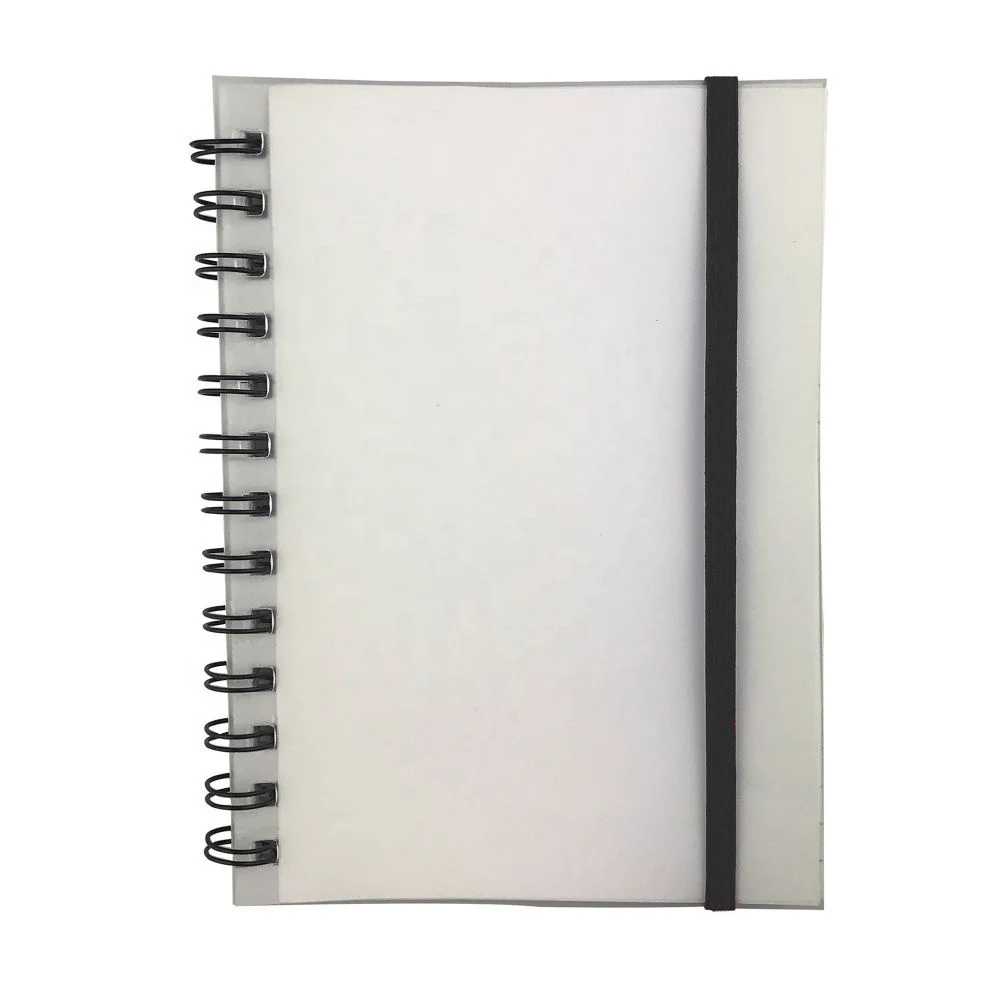 B6 Frosted PP Cover Notebook with Side Spiral Bound and Recycled Lined Paper NB014 Promotional Gifts Laura B6 PP Notebook