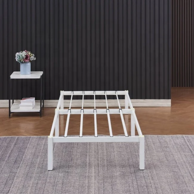 Top sales easy install metal bed frame with no screws